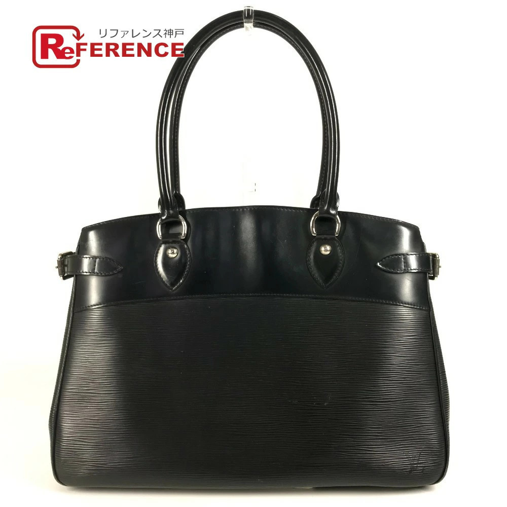 LOUIS VUITTON Epi Passy Tote Bag Shoulder Leather Noir Black